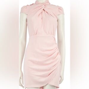 Self portrait pink crystal embellish mini dress size 2